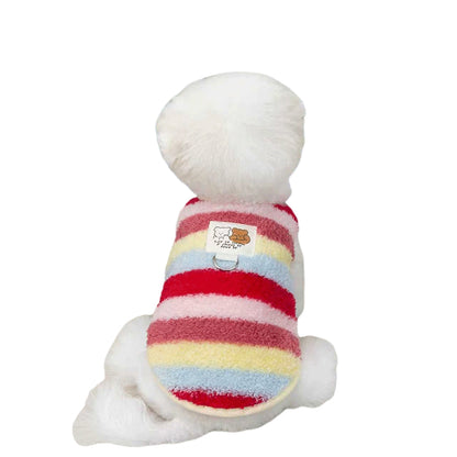 Pet Clothes For Small And Medium-sized Dogs In Autumn And Winter, Cute Little Bear Cloth Label Teddy Bichon Frise Two-legged Coat, Dog Clothes