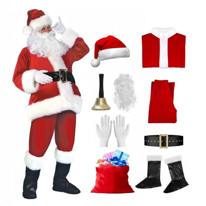 Santa Claus Costume Oversized And Thickened Classic Style Clothing