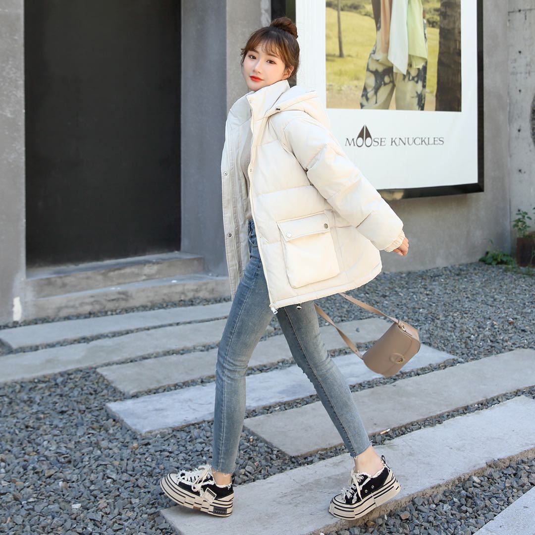 Fashion Simple Autumn And Winter Loose Padded Jacket Women