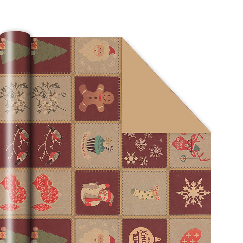 Christmas Gift Packaging Kraft Paper Vintage Gift