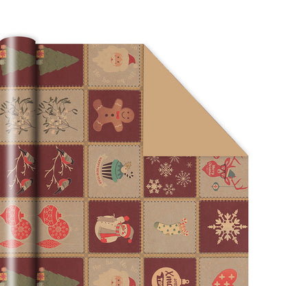 Christmas Gift Packaging Kraft Paper Vintage Gift