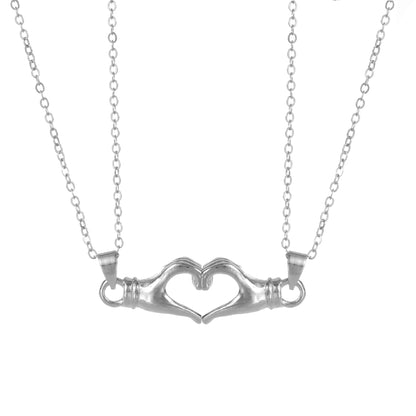 LOVE LOVE LOVE Couple Necklace Magnet Attract Men And Women