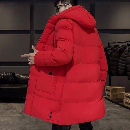 Fashionable And Handsome Thickened Work Clothes Cotton Coat Winter Clothing Down Men