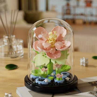 Dust Cover Building Blocks Flowers Children's Assembly Toys