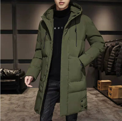 Fashionable And Handsome Thickened Work Clothes Cotton Coat Winter Clothing Down Men