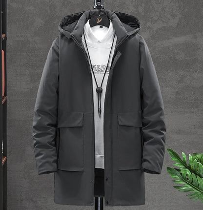 Men's Winter Mid-length Cotton Coat