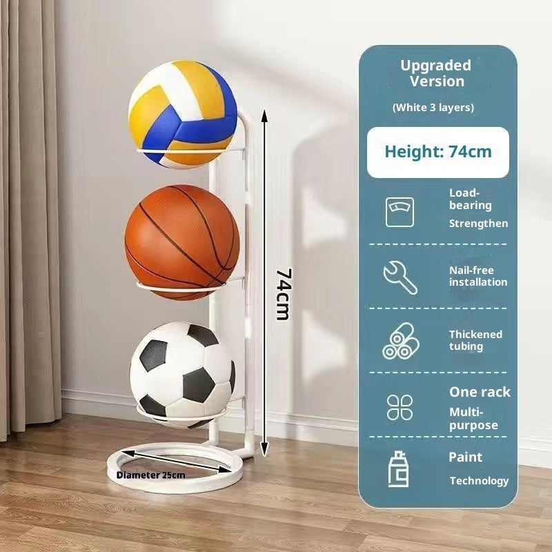 Indoor Kids Football Volleyball Storage Rack