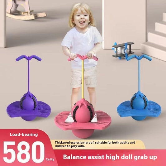 Jumping Ball Children's Bouncing Ball Adult Balance Fitness Elastic Ball Toys Kids Bouncing Ball