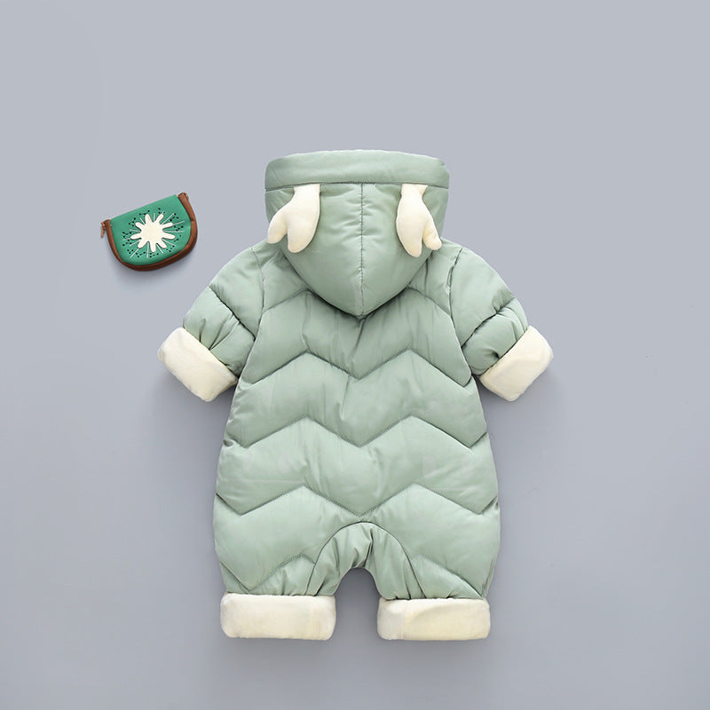 Plus velvet padded outing clothes