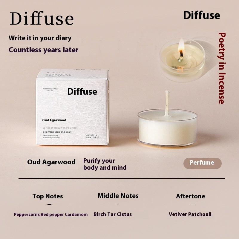 Xiangli Tibetan Poetry Aromatherapy Candle Gift Box Fragrance Wedding Tealight Hand Gift Birthday Lover Christmas Gift