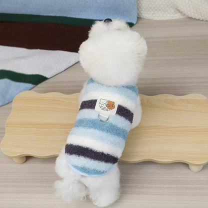 Pet Clothes For Small And Medium-sized Dogs In Autumn And Winter, Cute Little Bear Cloth Label Teddy Bichon Frise Two-legged Coat, Dog Clothes