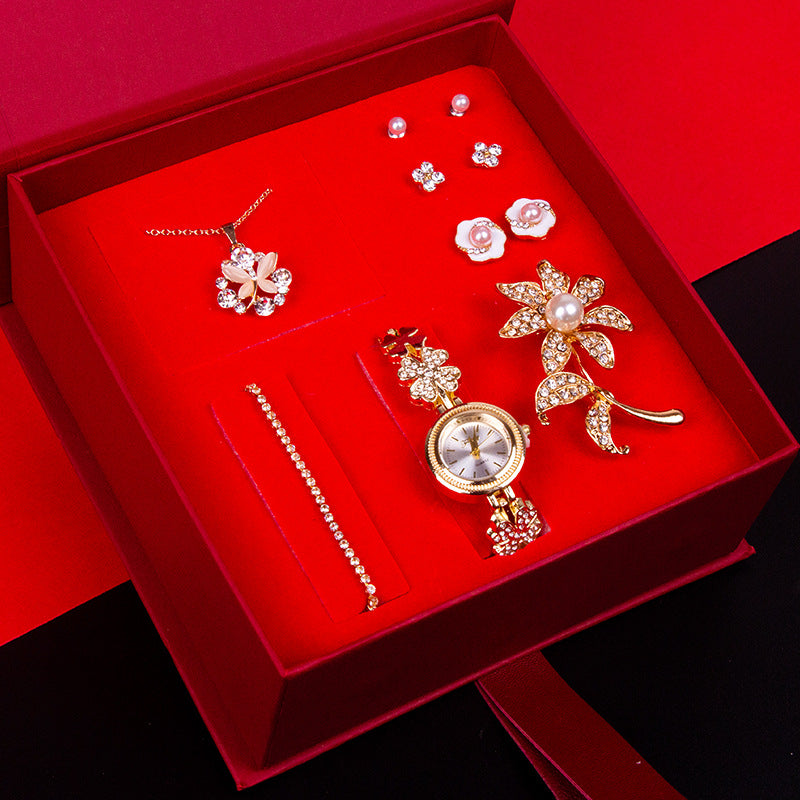 Watch Brooch Small Gift High Sense To Give Mom Cross-border Gift