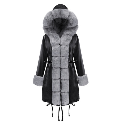 Fur Collar Coat Plus Size Winter Coat