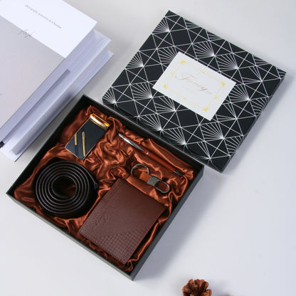 Cross-Border Men's Gift Business Gift Suit Belt Wallet For Boyfriend Valentine's Day Christmas Gift
