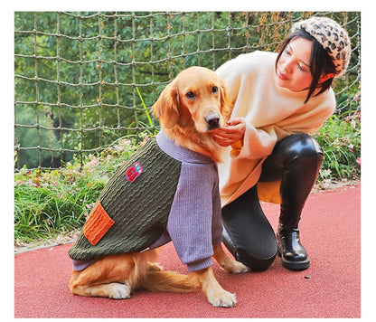 Pet Winter Thickening Large Dog Clothes Sweater