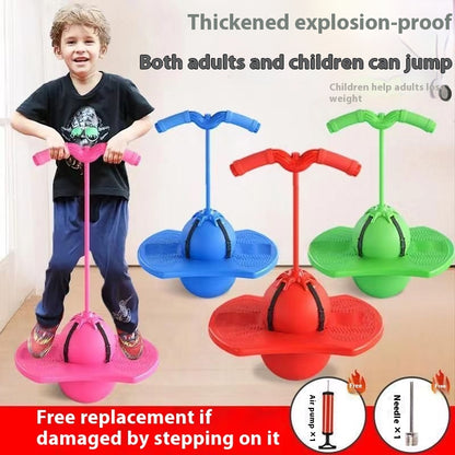 Jumping Ball Children's Bouncing Ball Adult Balance Fitness Elastic Ball Toys Kids Bouncing Ball