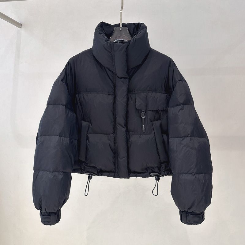 Korean-style Stand Collar Simple Thickened Short Stylish Puffer Jacket