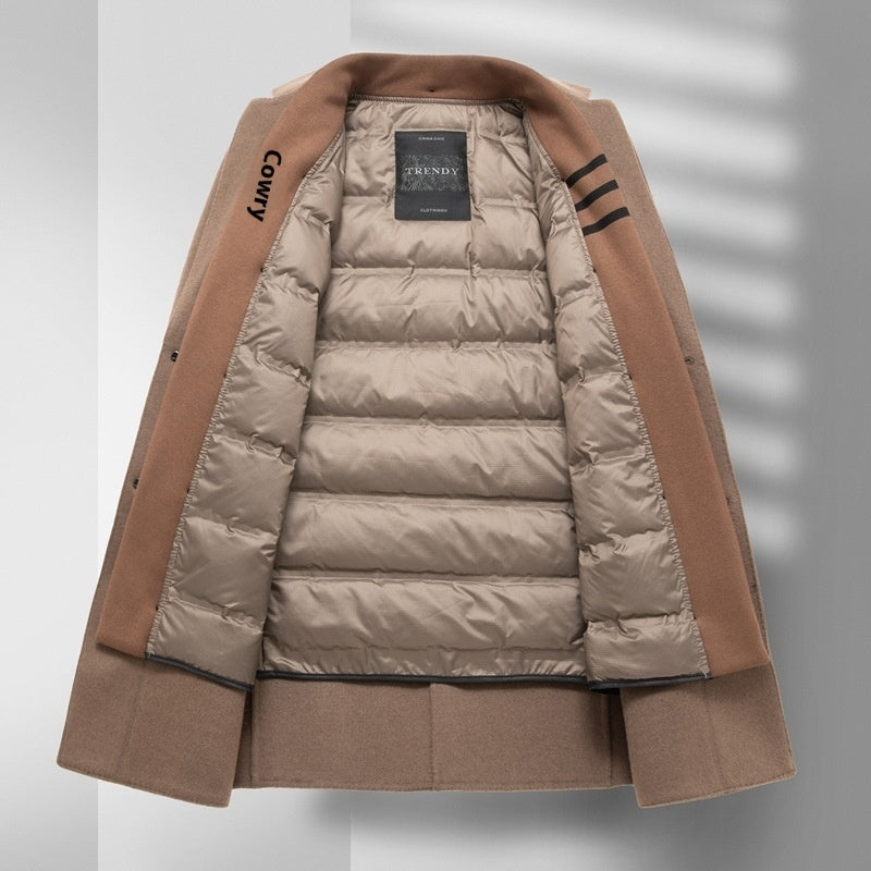 Woolen Coat Men's Coat Mid-length Winter