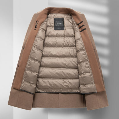 Woolen Coat Men's Coat Mid-length Winter