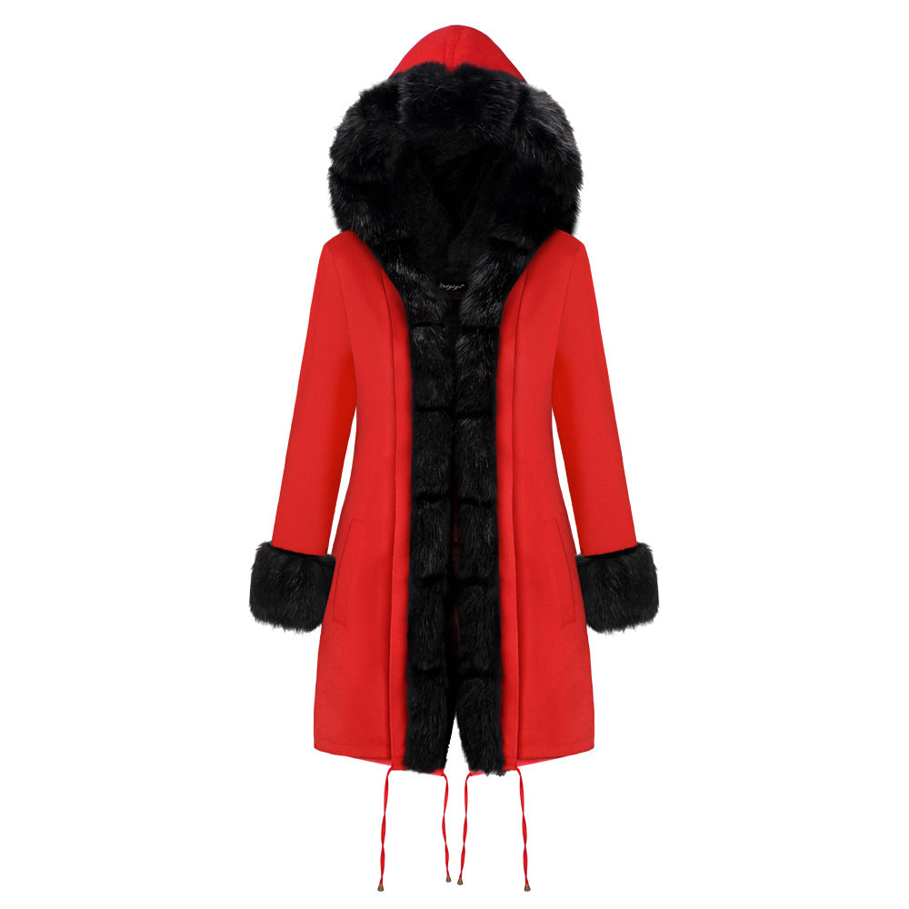 Fur Collar Coat Plus Size Winter Coat