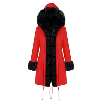 Fur Collar Coat Plus Size Winter Coat