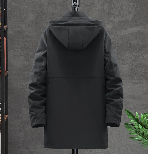 Men's Winter Mid-length Cotton Coat